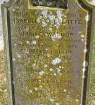 James and Isabella Walder memorial