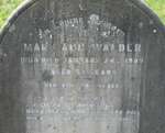 Mary Ann Walder nee Leeland memorial