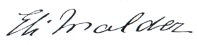 Eli Walder signature 1872