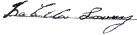 Isabella Lowry signature