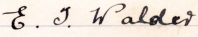 Emia/Emma Walder signature c. 1930