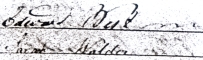 Sarah Walder and Edward West signatures